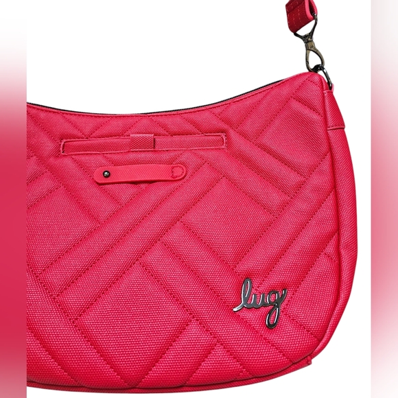 Lug Luxe VL "Harmony" Matte Faux Leather Quilted Shoulder Bag, New With Out Tags - Picture 2 of 9